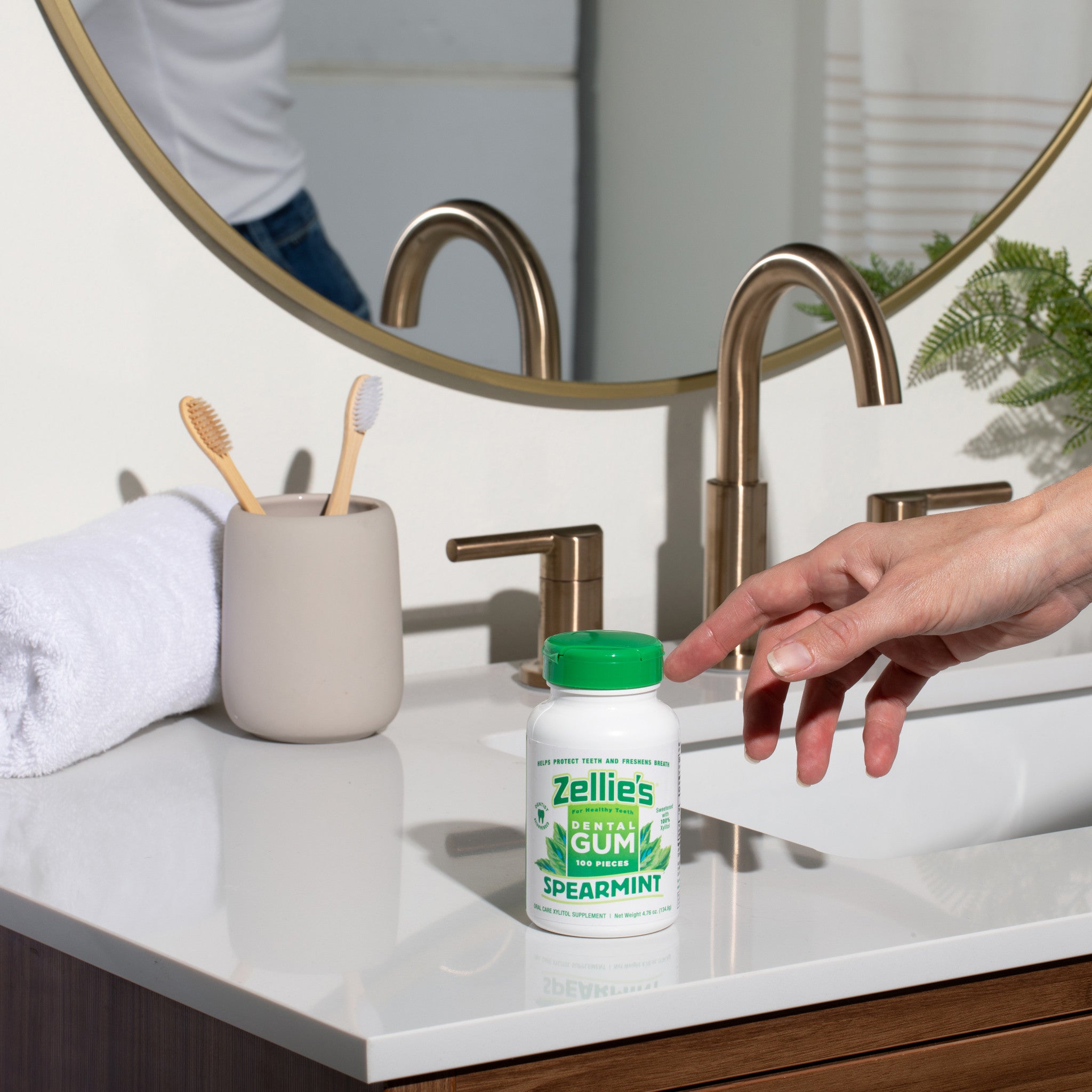 SPEARMINT Xylitol Dental Gum